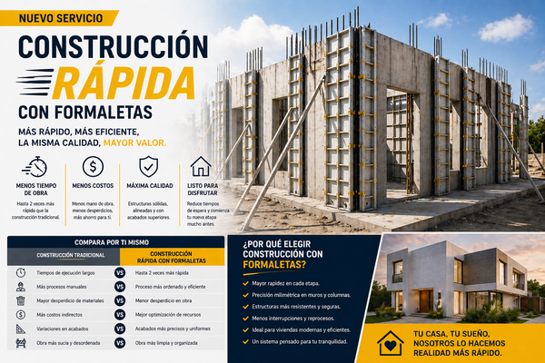 Construcción Rápida con Formaletas